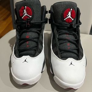 JORDAN 6 RINGS 'BLACK WHITE GYM RED'